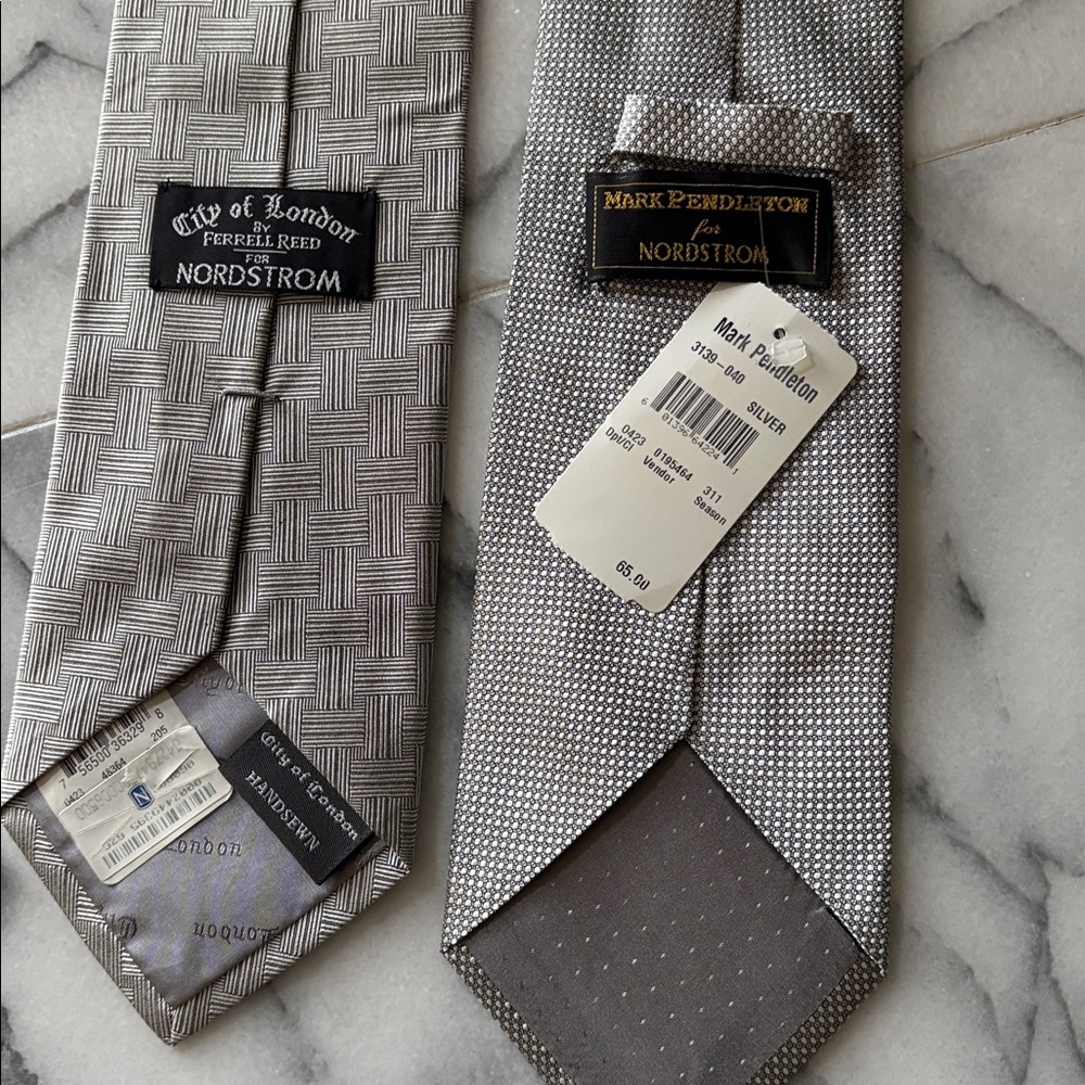 Two Nordstrom Gray Ties